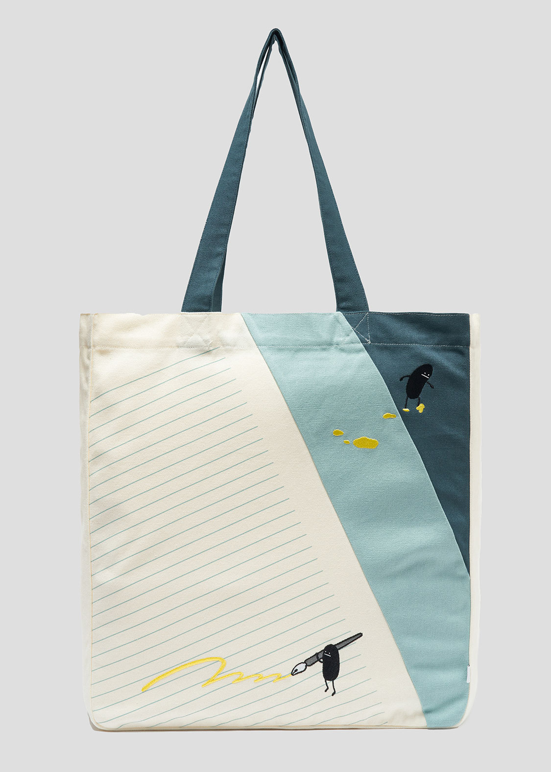 ビューティフルシャドープレイングウィズインク｜スクエアトートバッグ