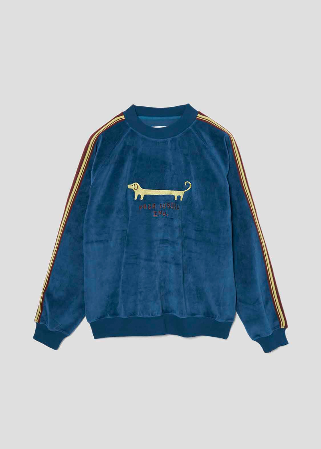 ナガスギルイヌ｜ベロアトラックスウェット