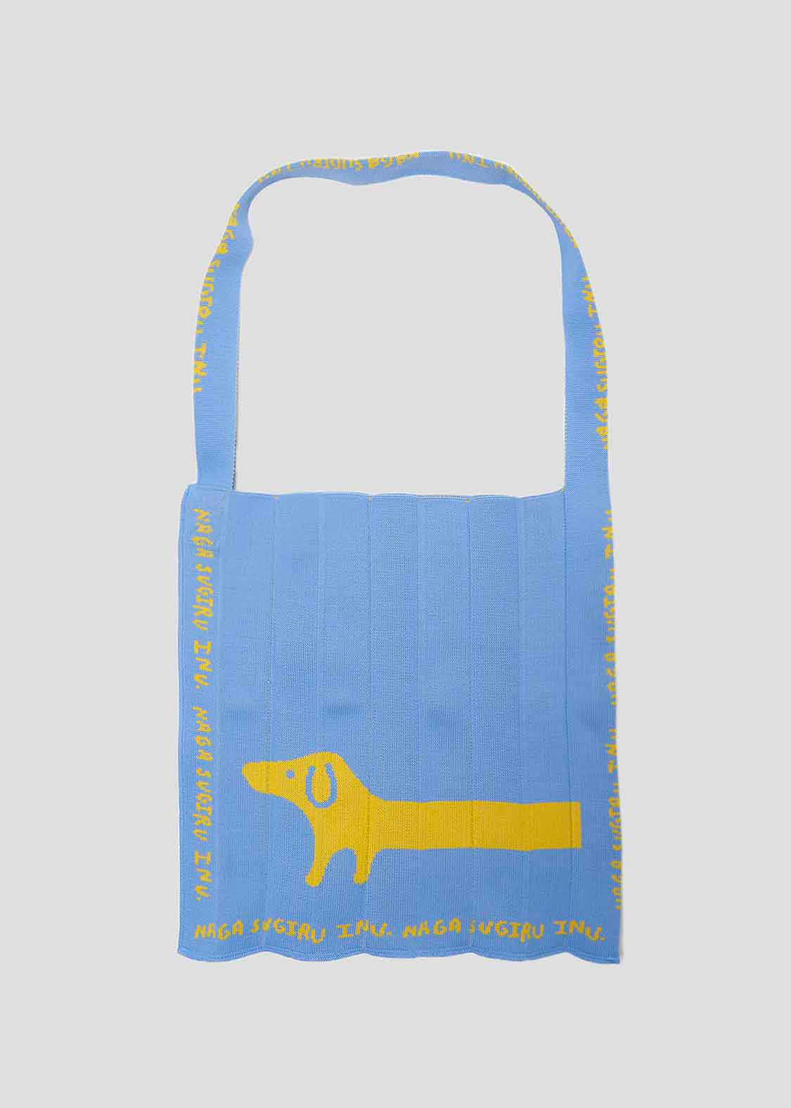 ナガスギルイヌ(KNT365)｜ニットバッグM